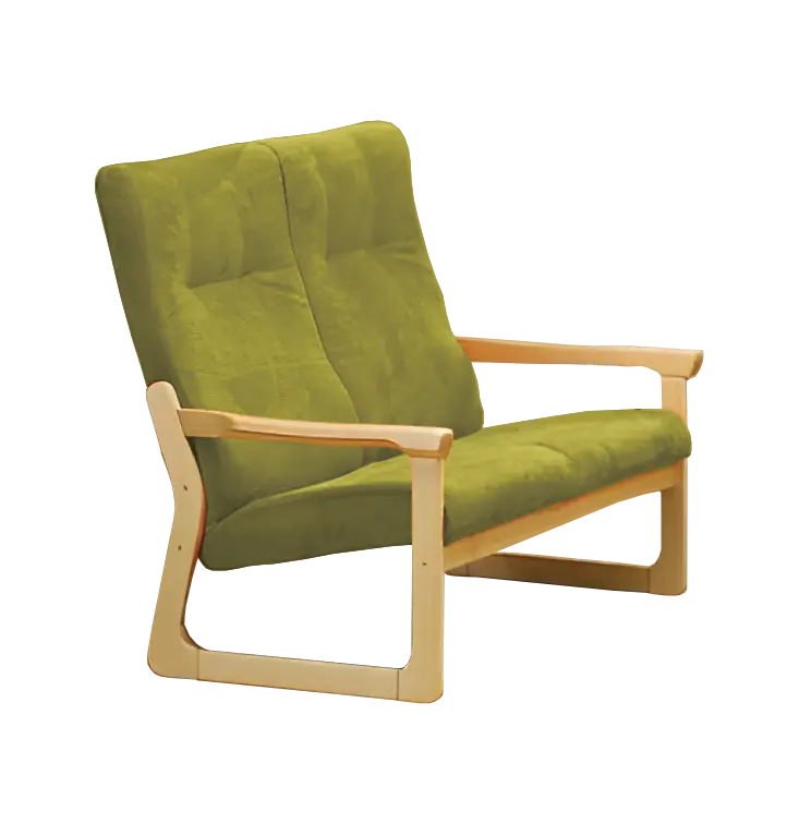 BE - 2 dvojkřeslo, koženka ROXA 23.72 - koženka olivová